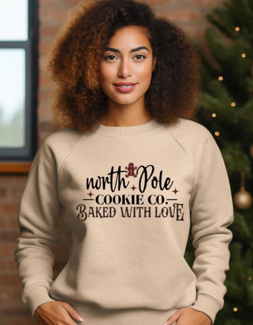 North pole cookie sweatshirt