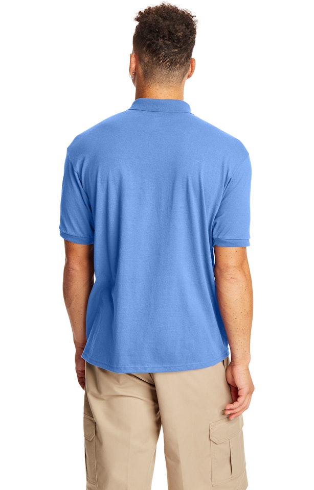Unisex 5.2 oz. 50/50 EcoSmart® Jersey Knit Polo T-shirt
