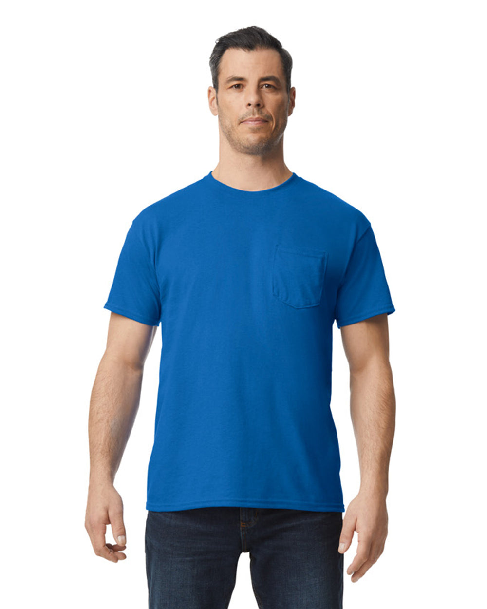 Adult Unisex 5.5 oz., 50/50 Pocket T-Shirt